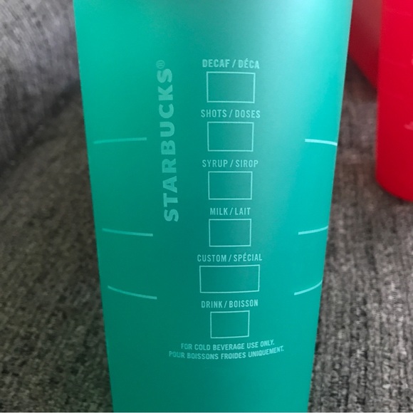 LTD HOLIDAY 2019 STARBUCKS Reusable Cold Cups Lids Straws 5 Pack 24 oz Tumbler - Picture 5 of 12